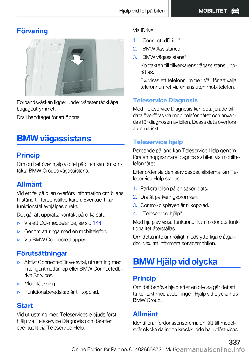 BMW X4 M 2020  InstruktionsbÖcker (in Swedish) �F�