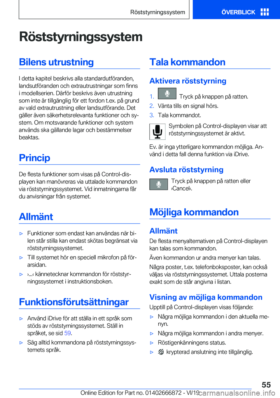 BMW X4 M 2020  InstruktionsbÖcker (in Swedish) �R�