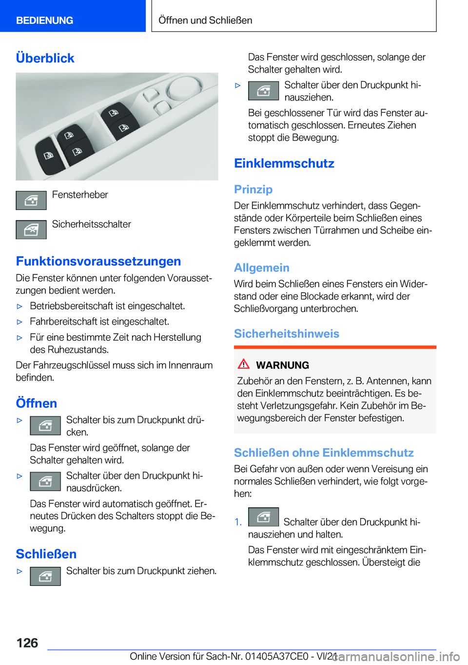 BMW X5 2022  Betriebsanleitungen (in German) �
