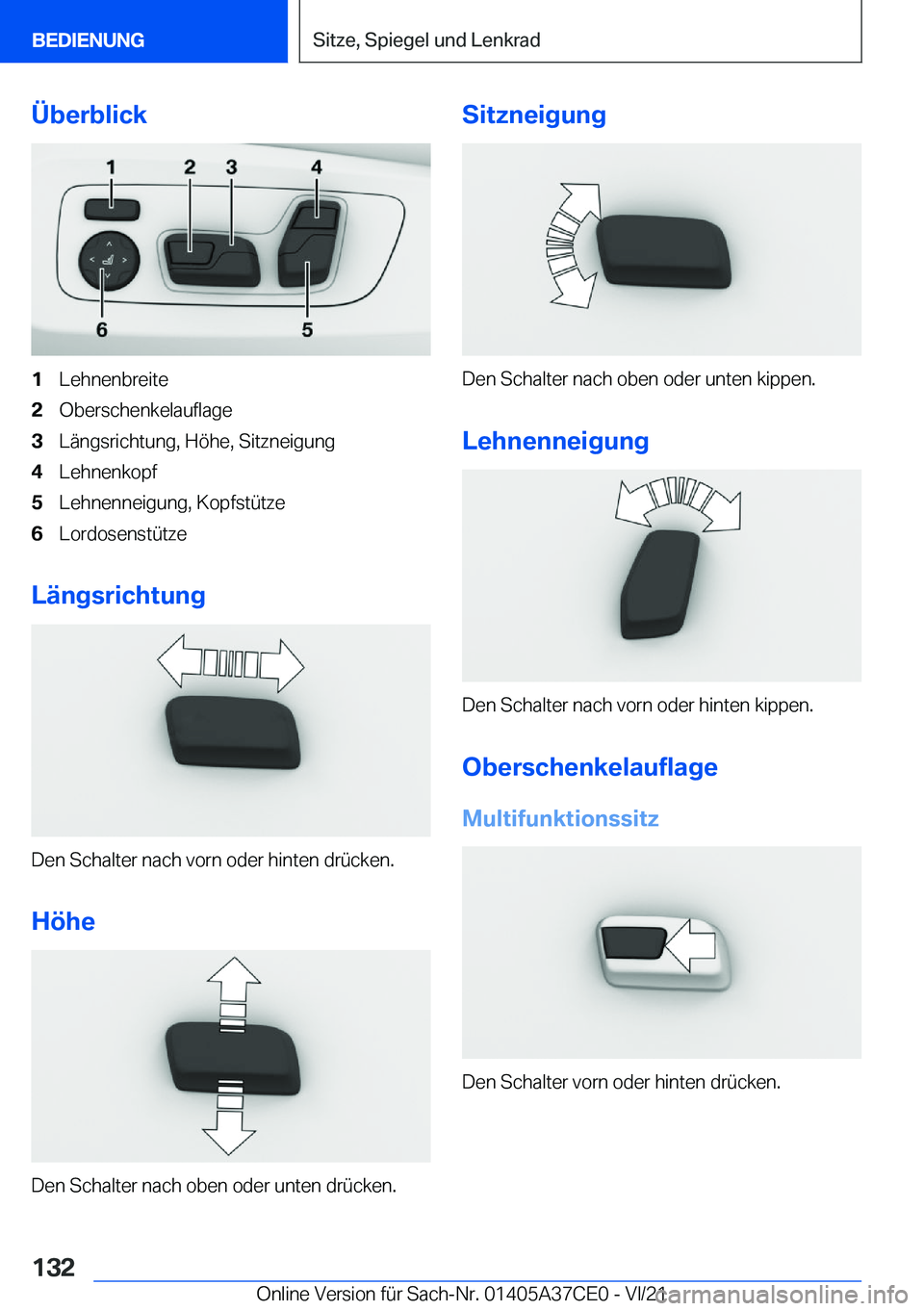 BMW X5 2022  Betriebsanleitungen (in German) �