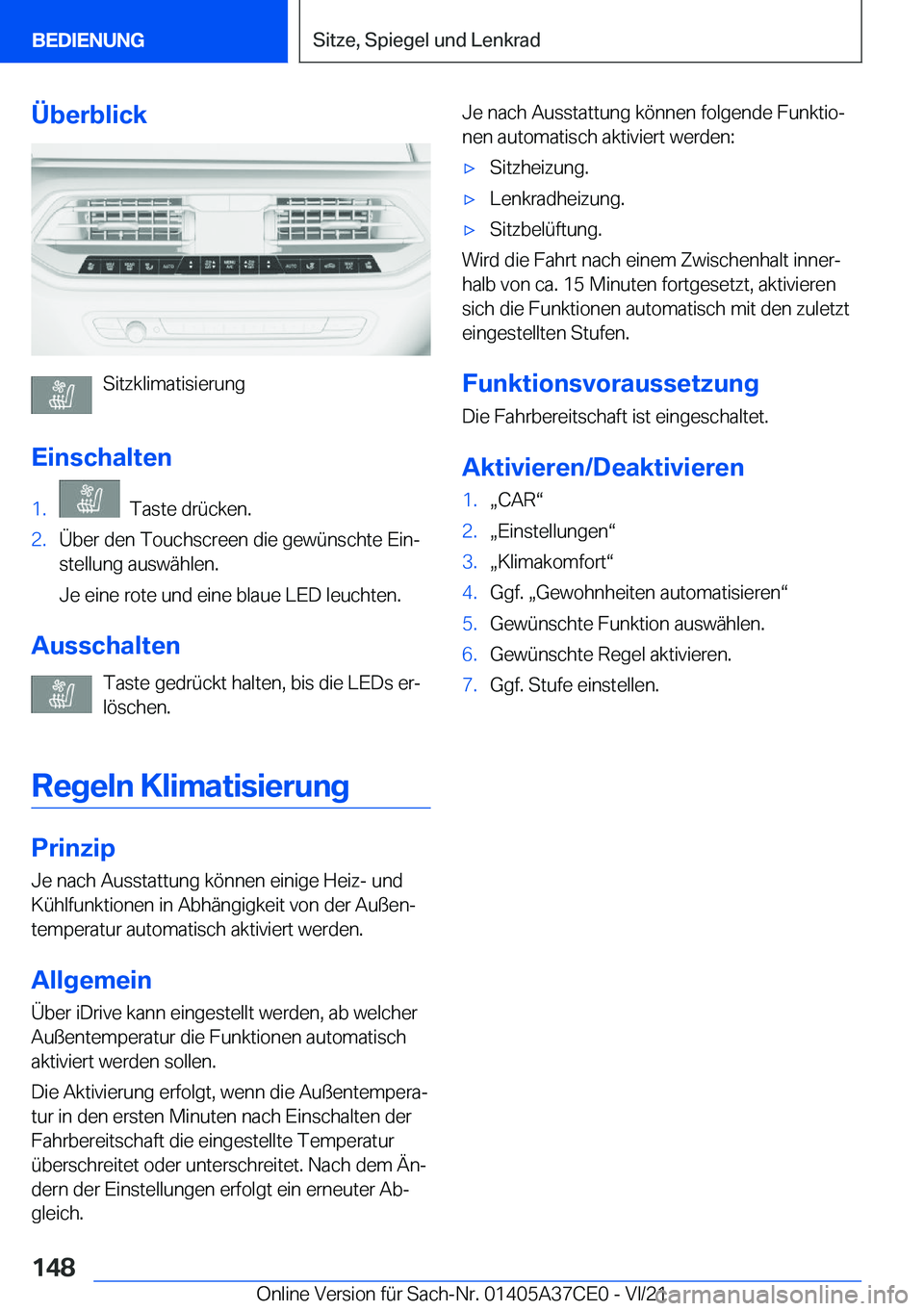 BMW X5 2022  Betriebsanleitungen (in German) �