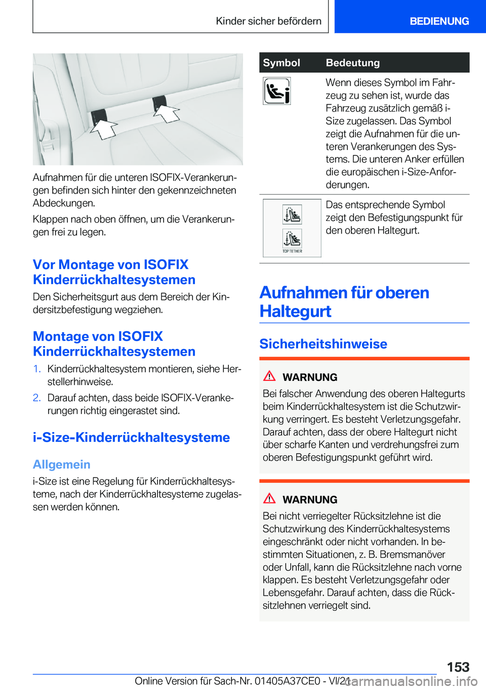 BMW X5 2022  Betriebsanleitungen (in German) �A�u�f�n�a�h�m�e�n��f�