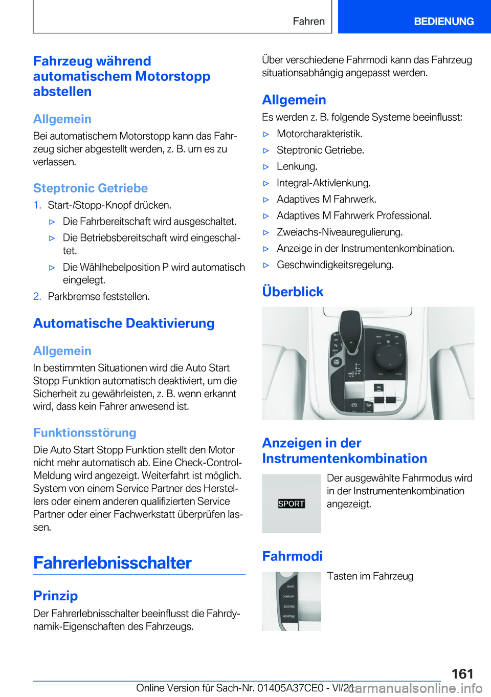 BMW X5 2022  Betriebsanleitungen (in German) �F�a�h�r�z�e�u�g��w�