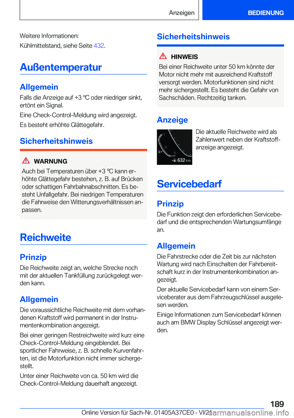 BMW X5 2022  Betriebsanleitungen (in German) �W�e�i�t�e�r�e��I�n�f�o�r�m�a�t�i�o�n�e�n�:
�K�