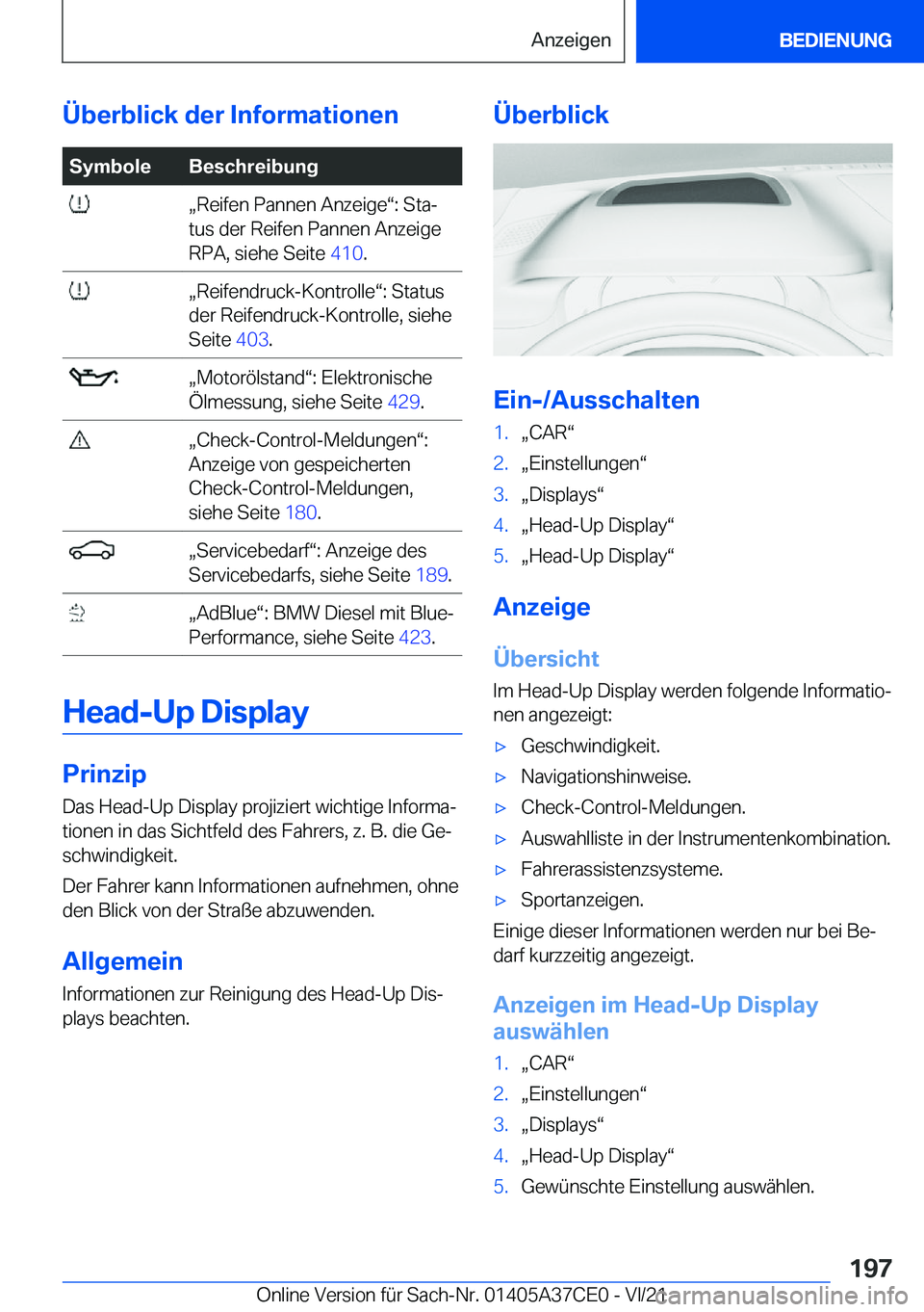 BMW X5 2022  Betriebsanleitungen (in German) �