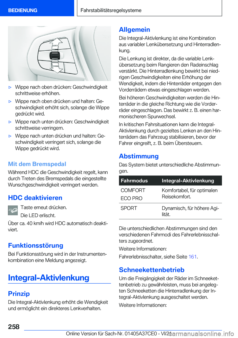 BMW X5 2022  Betriebsanleitungen (in German) x�W�i�p�p�e��n�a�c�h��o�b�e�n��d�r�