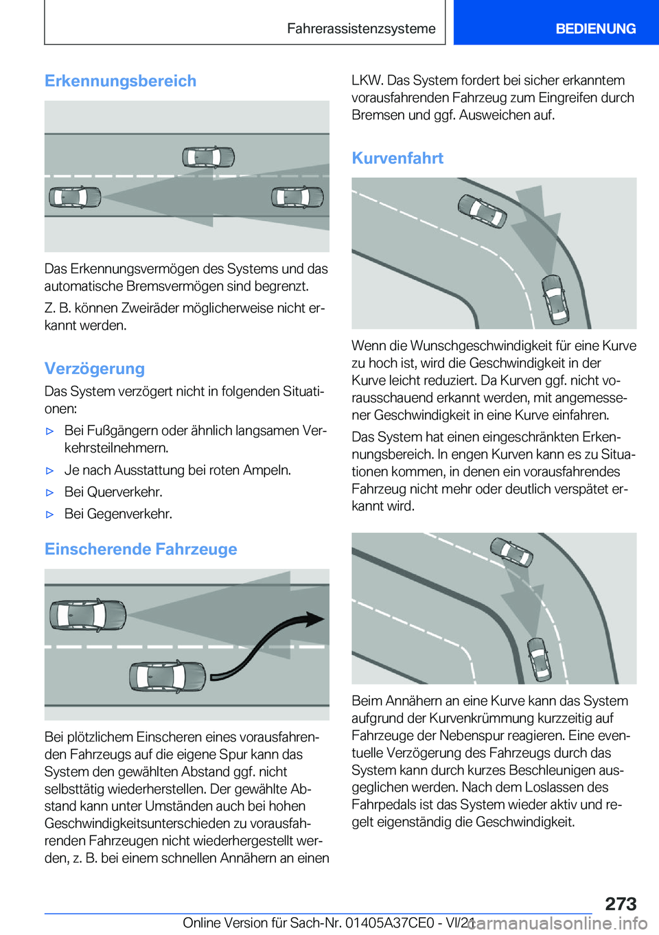 BMW X5 2022  Betriebsanleitungen (in German) �E�r�k�e�n�n�u�n�g�s�b�e�r�e�i�c�h
�D�a�s��E�r�k�e�n�n�u�n�g�s�v�e�r�m�