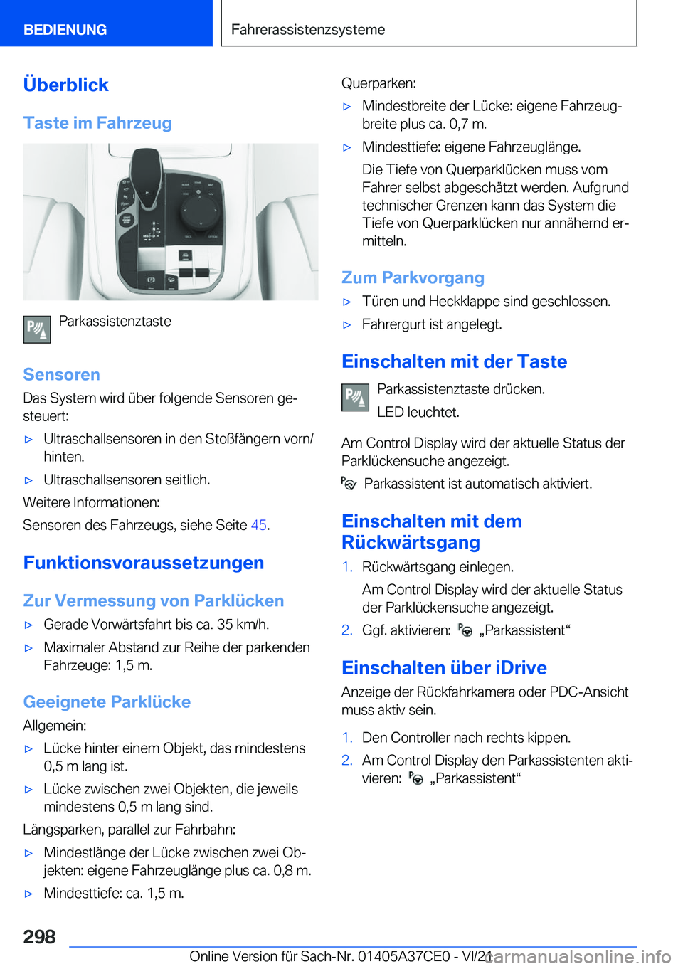 BMW X5 2022  Betriebsanleitungen (in German) �