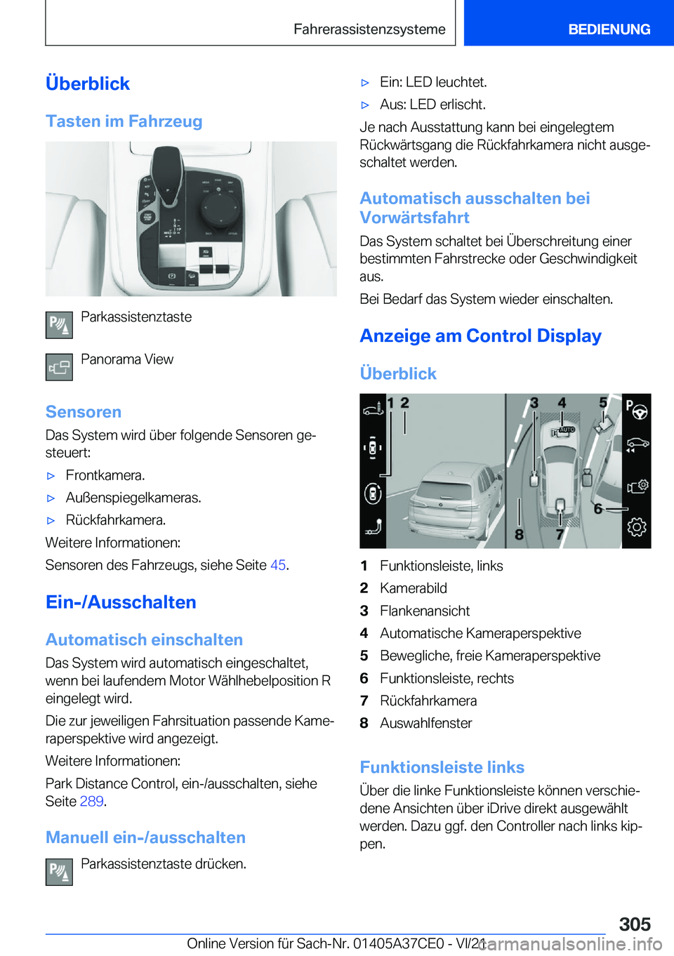 BMW X5 2022  Betriebsanleitungen (in German) �