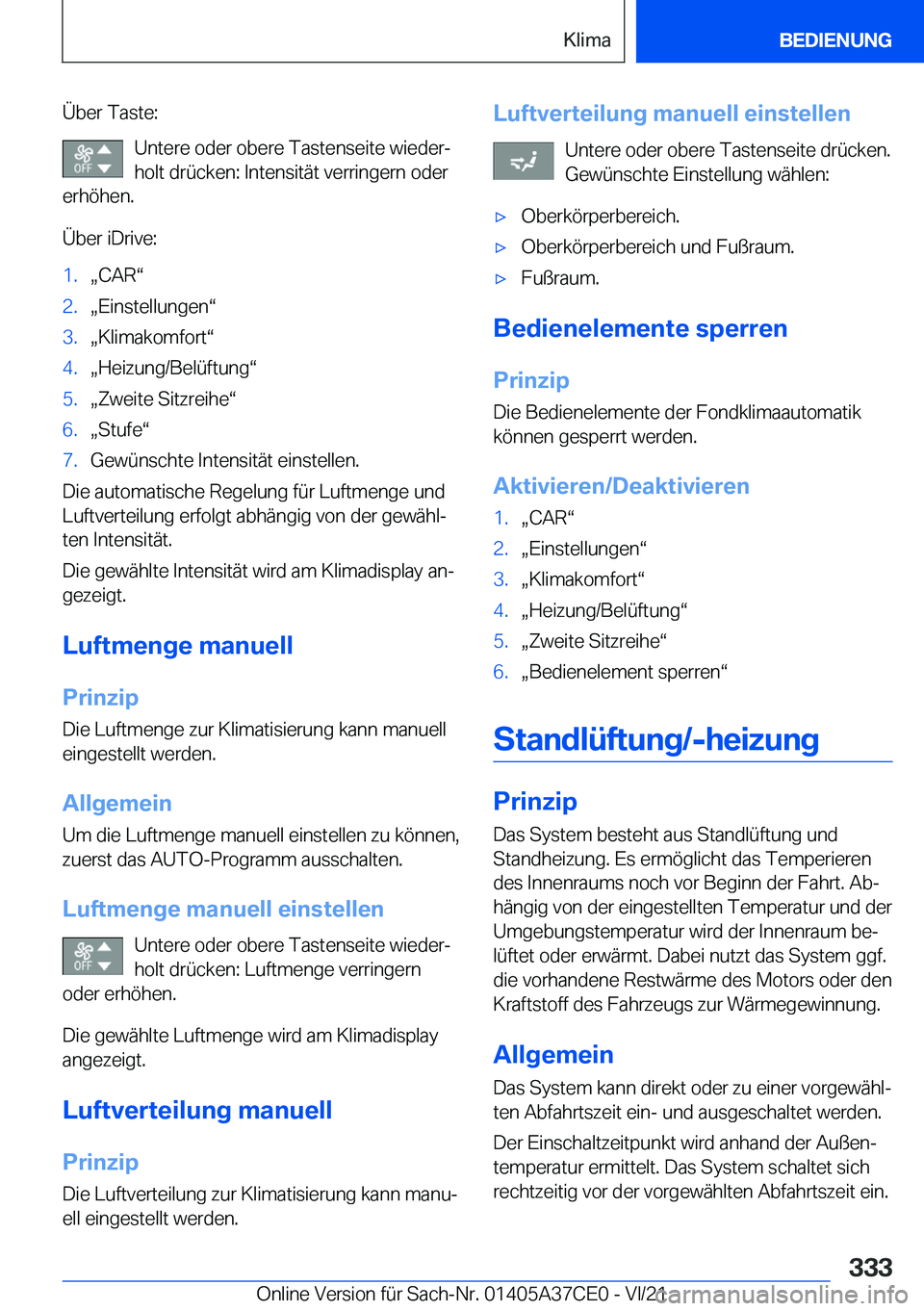 BMW X5 2022  Betriebsanleitungen (in German) �