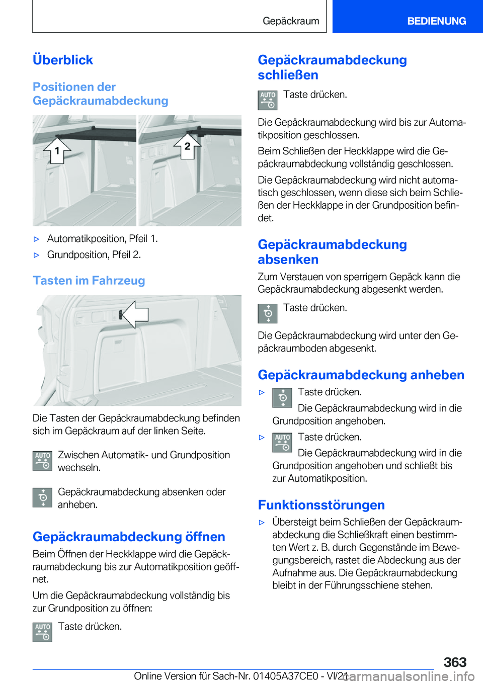 BMW X5 2022  Betriebsanleitungen (in German) �