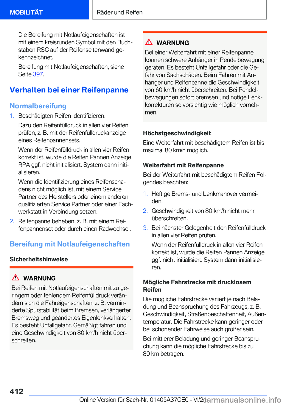 BMW X5 2022  Betriebsanleitungen (in German) �D�i�e��B�e�r�e�i�f�u�n�g��m�i�t��N�o�t�l�a�u�f�e�i�g�e�n�s�c�h�a�f�t�e�n��i�s�t
�m�i�t��e�i�n�e�m��k�r�e�i�s�r�u�n�d�e�n��S�y�m�b�o�l��m�i�t��d�e�n��B�u�c�hj
�s�t�a�b�e�n��R�S�C��a�u�f�