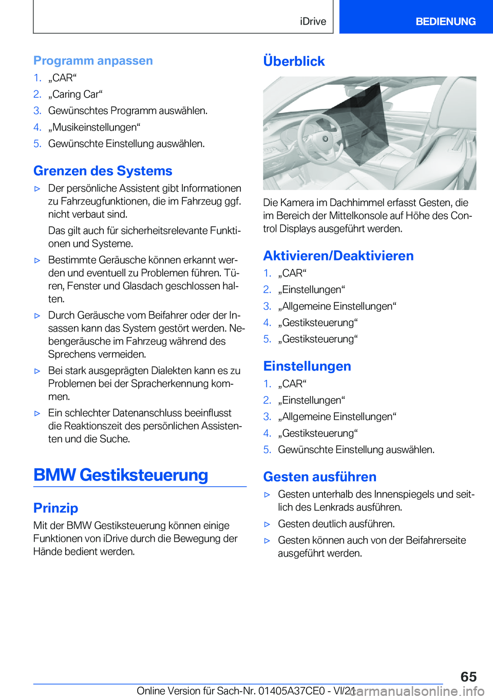 BMW X5 2022  Betriebsanleitungen (in German) �P�r�o�g�r�a�m�m��a�n�p�a�s�s�e�n�1�.x�C�A�Rv�2�.x�C�a�r�i�n�g��C�a�rv�3�.�G�e�w�