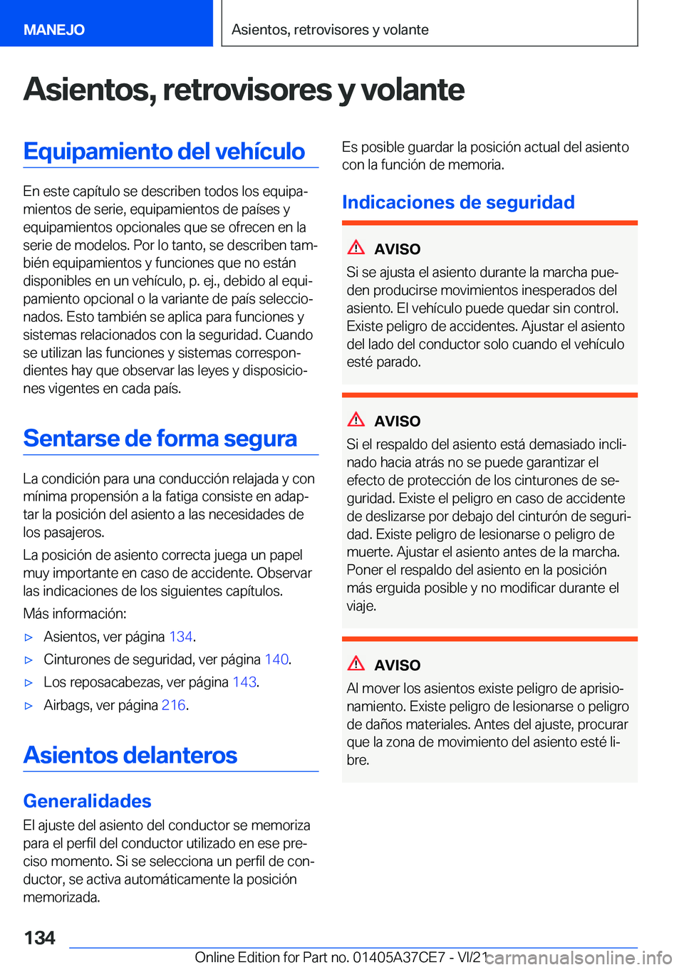 BMW X5 2022  Manuales de Empleo (in Spanish) �A�s�i�e�n�t�o�s�,��r�e�t�r�o�v�i�s�o�r�e�s��y��v�o�l�a�n�t�e�E�q�u�i�p�a�m�i�e�n�t�o��d�e�l��v�e�h�