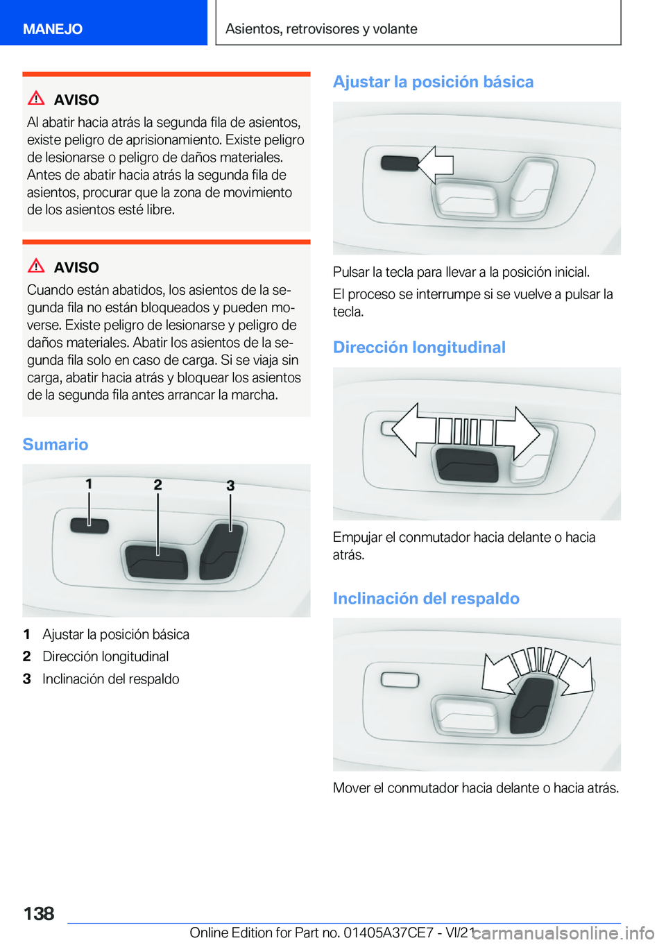 BMW X5 2022  Manuales de Empleo (in Spanish) �A�V�I�S�O
�A�l��a�b�a�t�i�r��h�a�c�i�a��a�t�r�