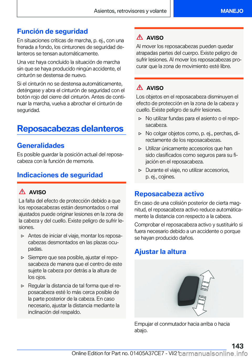 BMW X5 2022  Manuales de Empleo (in Spanish) �F�u�n�c�i�