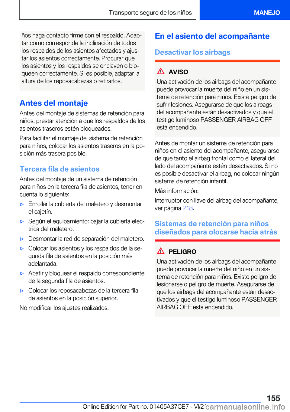 BMW X5 2022  Manuales de Empleo (in Spanish) �
