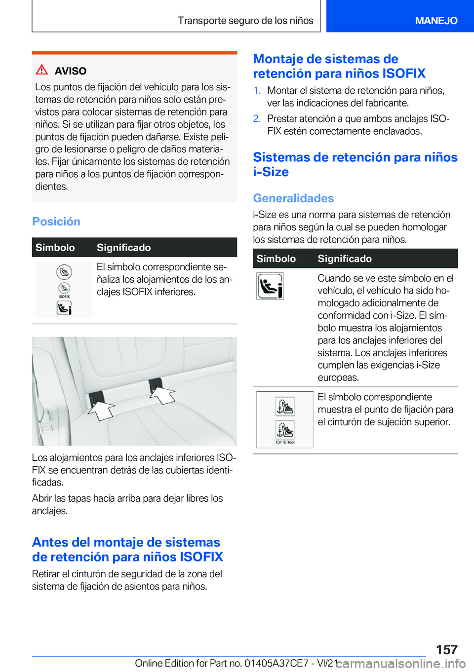 BMW X5 2022  Manuales de Empleo (in Spanish) �A�V�I�S�O
�L�o�s��p�u�n�t�o�s��d�e��f�i�j�a�c�i�