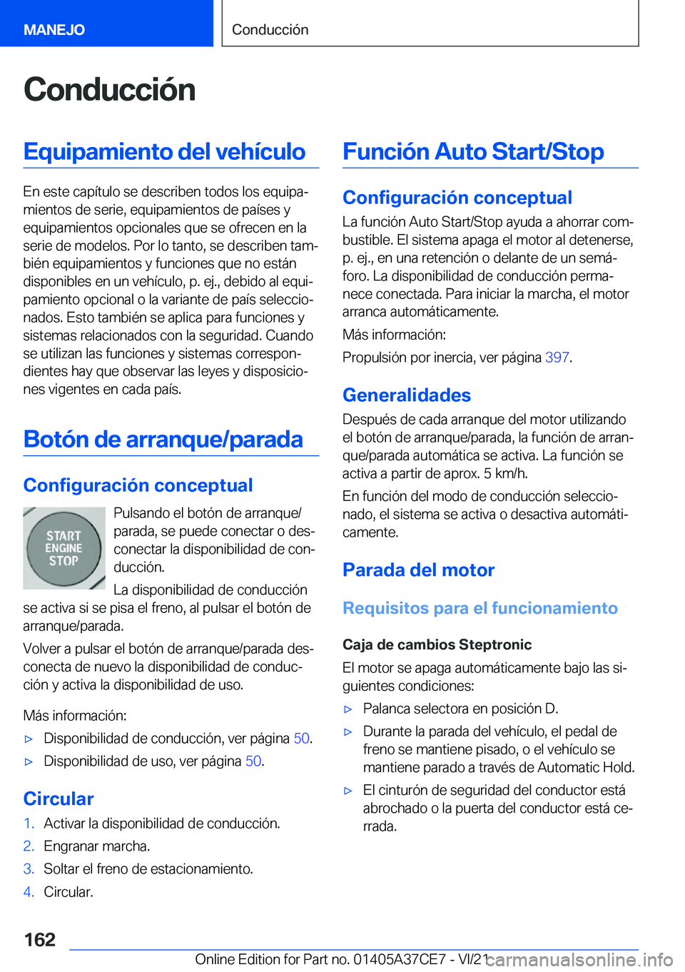 BMW X5 2022  Manuales de Empleo (in Spanish) �C�o�n�d�u�c�c�i�