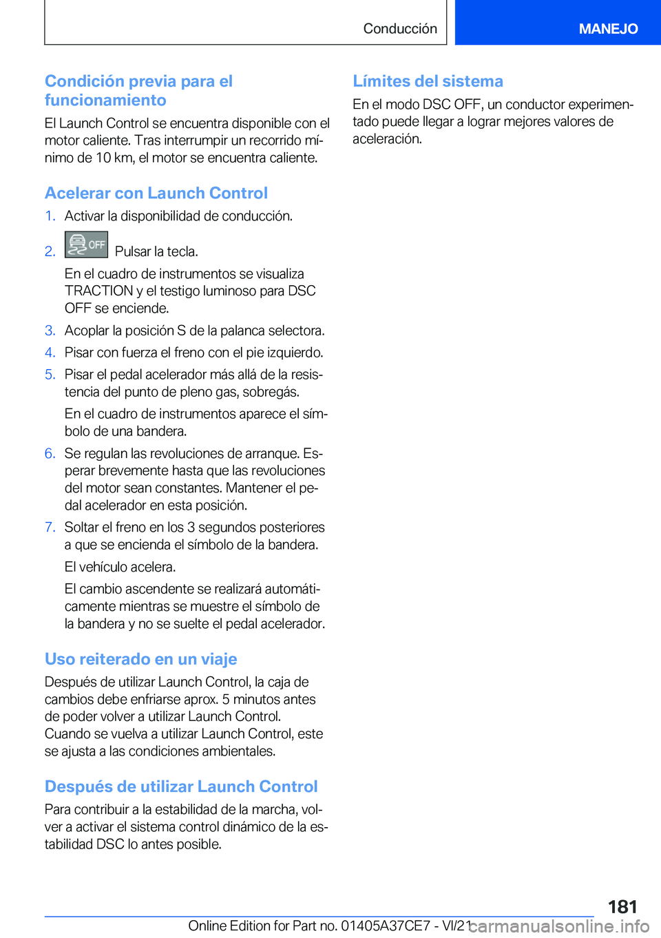 BMW X5 2022  Manuales de Empleo (in Spanish) �C�o�n�d�i�c�i�