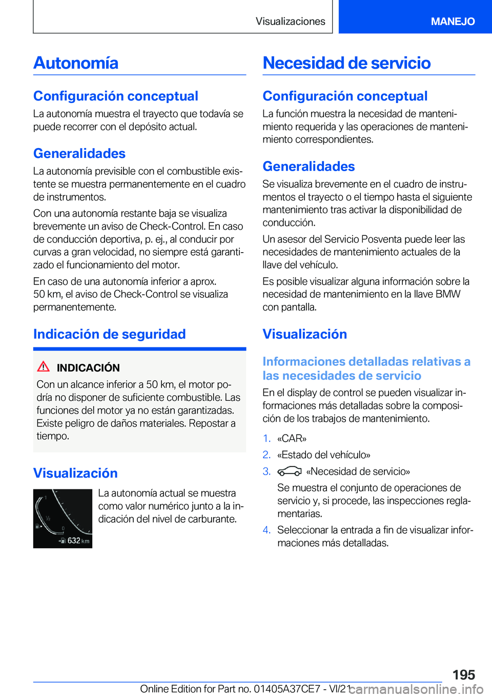 BMW X5 2022  Manuales de Empleo (in Spanish) �A�u�t�o�n�o�m�