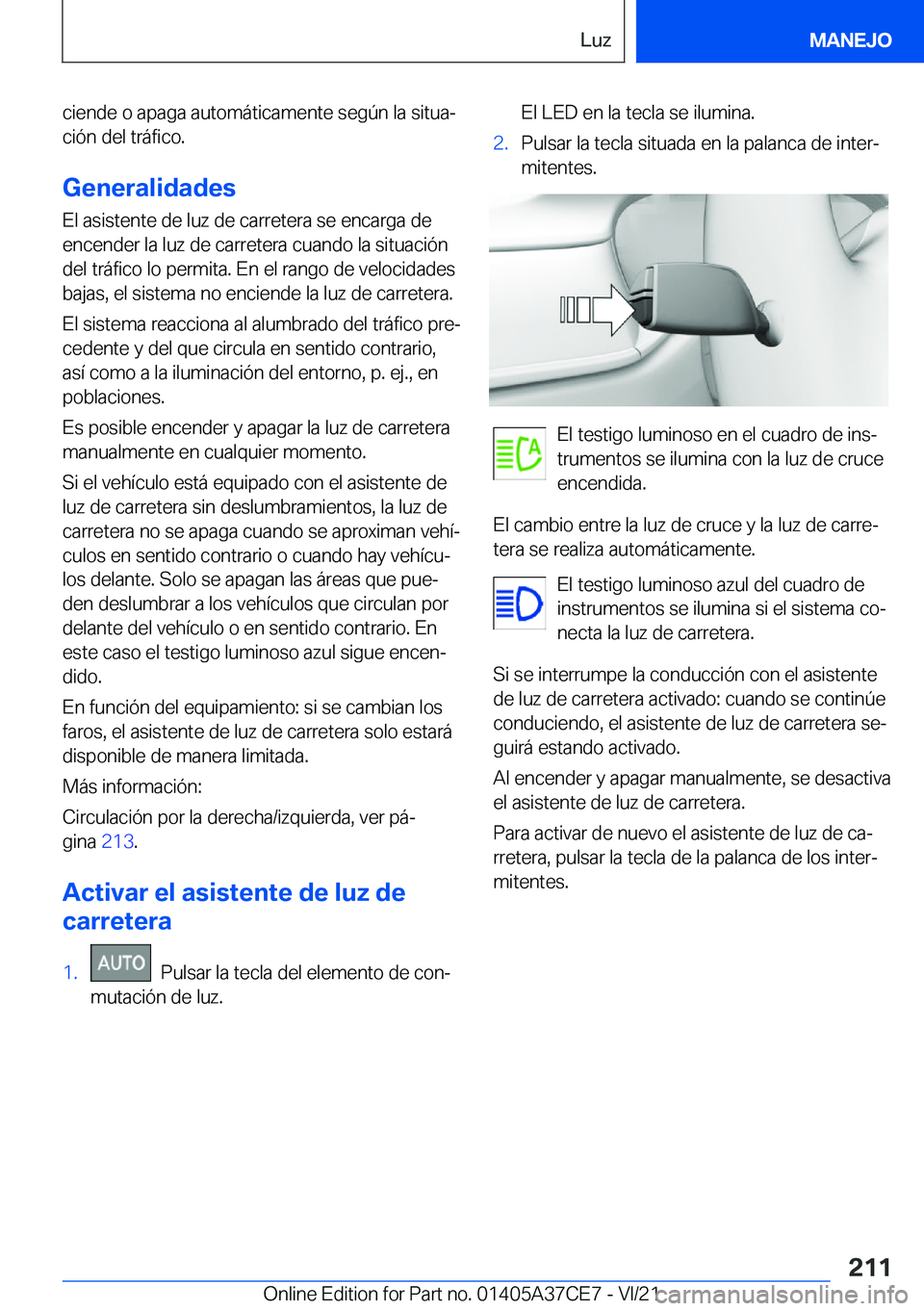 BMW X5 2022  Manuales de Empleo (in Spanish) �c�i�e�n�d�e��o��a�p�a�g�a��a�u�t�o�m�