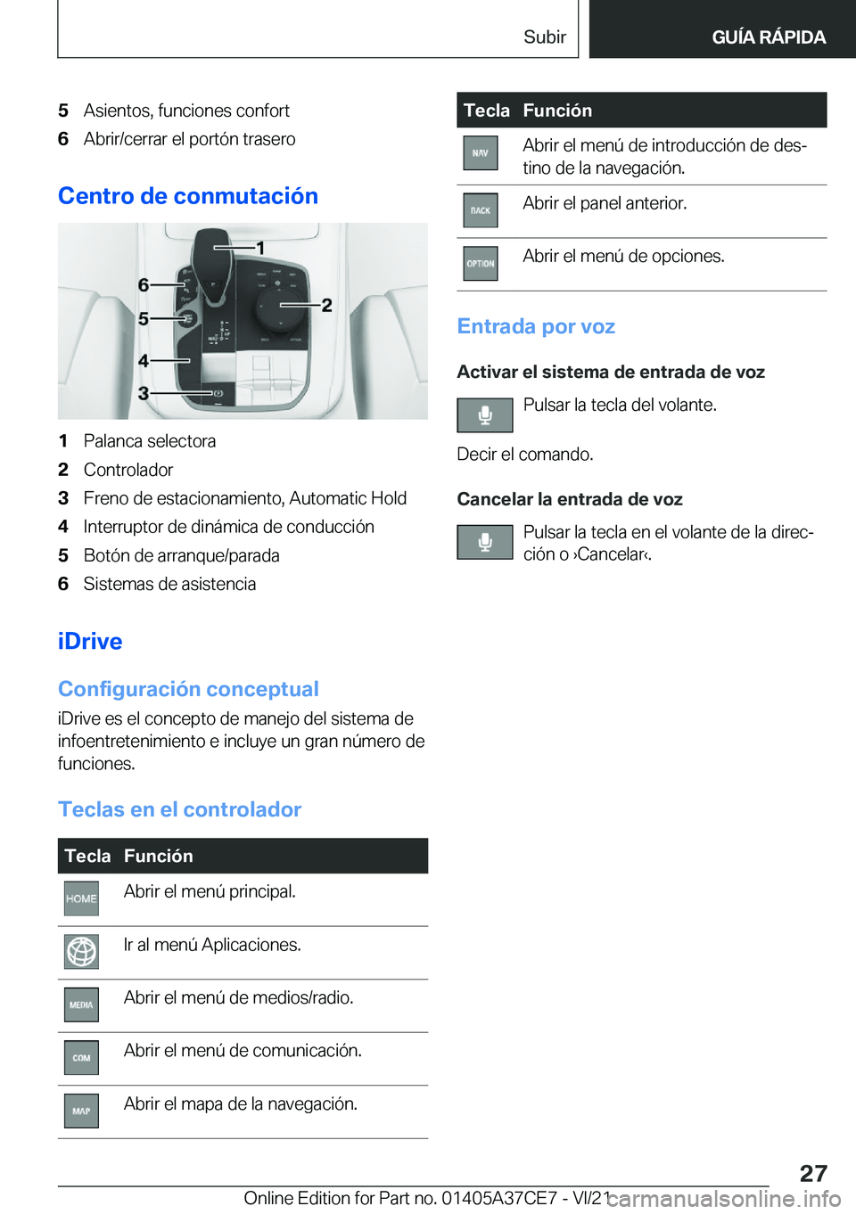 BMW X5 2022  Manuales de Empleo (in Spanish) �5�A�s�i�e�n�t�o�s�,��f�u�n�c�i�o�n�e�s��c�o�n�f�o�r�t�6�A�b�r�i�r�/�c�e�r�r�a�r��e�l��p�o�r�t�