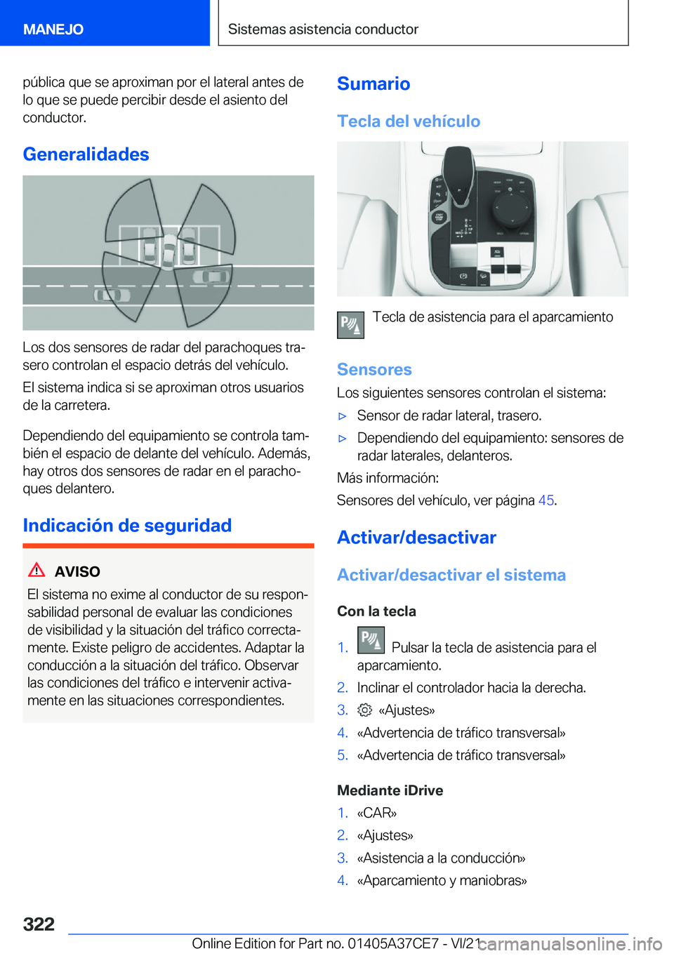 BMW X5 2022  Manuales de Empleo (in Spanish) �p�