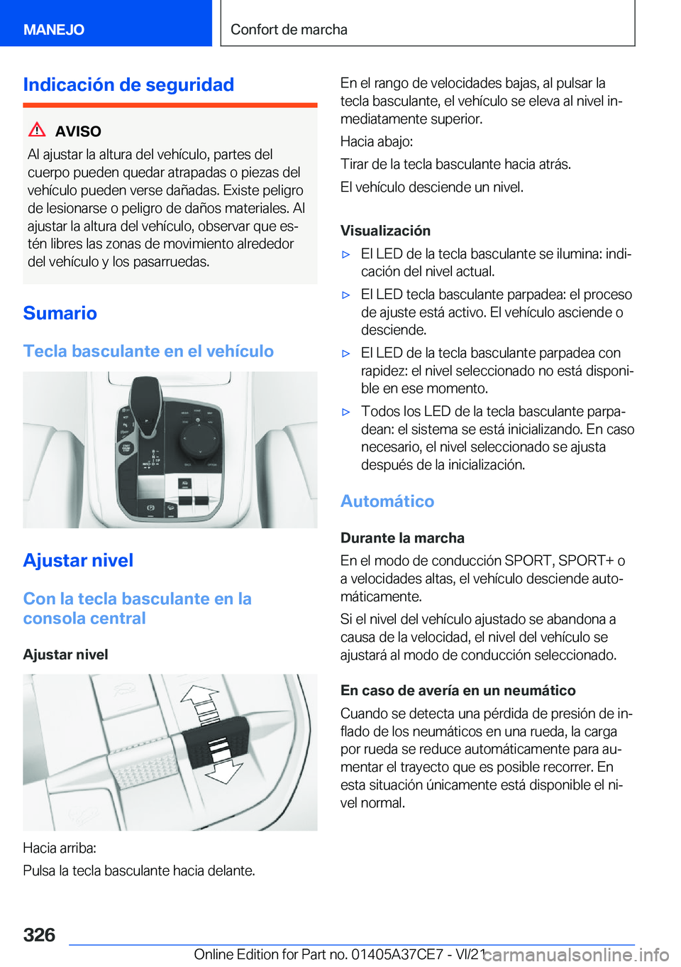 BMW X5 2022  Manuales de Empleo (in Spanish) �I�n�d�i�c�a�c�i�