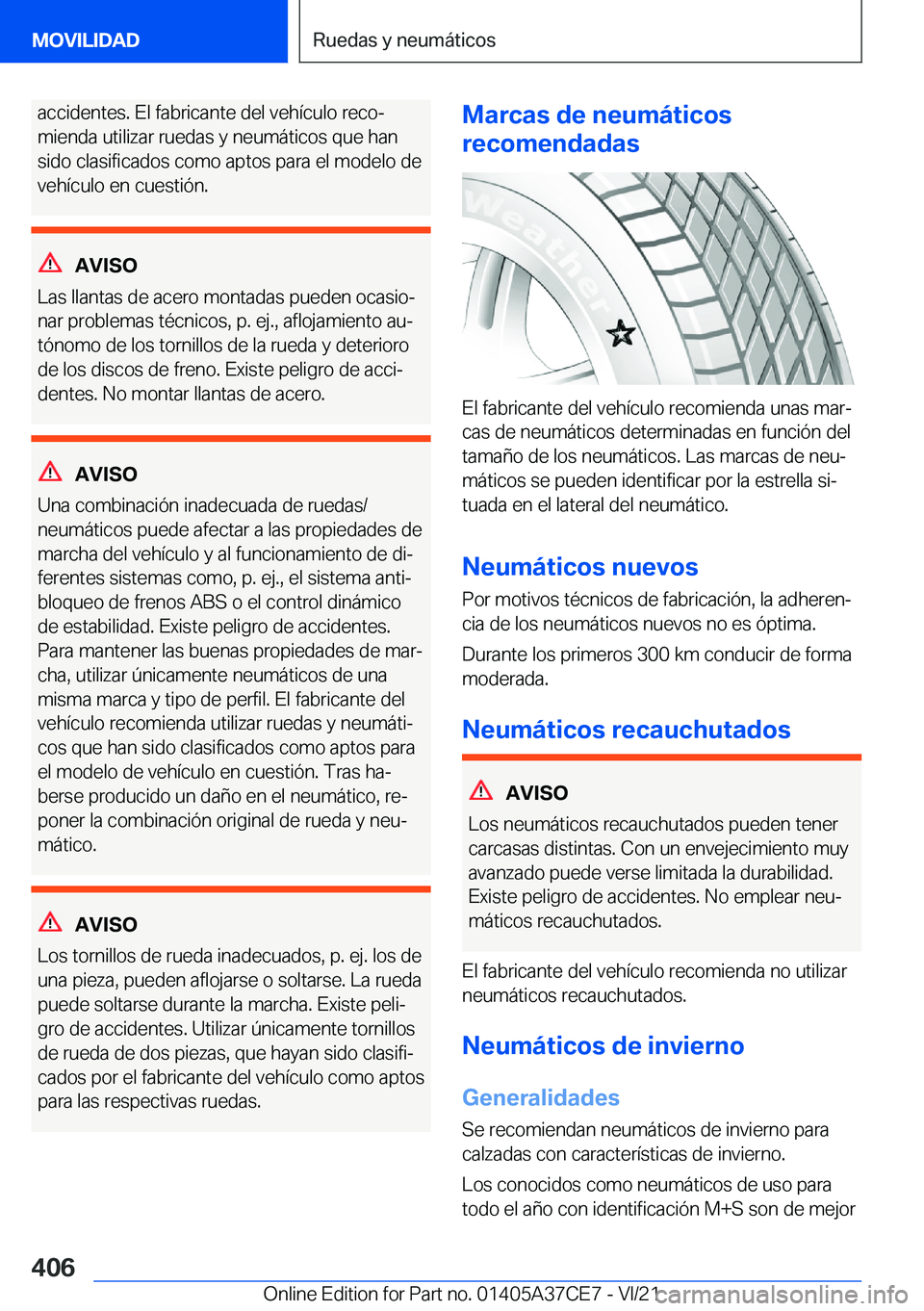 BMW X5 2022  Manuales de Empleo (in Spanish) �a�c�c�i�d�e�n�t�e�s�.��E�l��f�a�b�r�i�c�a�n�t�e��d�e�l��v�e�h�
