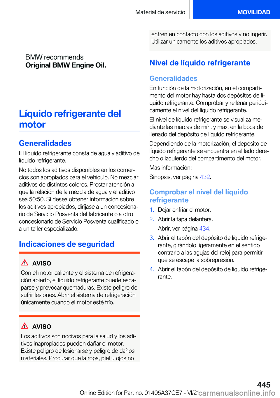 BMW X5 2022  Manuales de Empleo (in Spanish) �L�