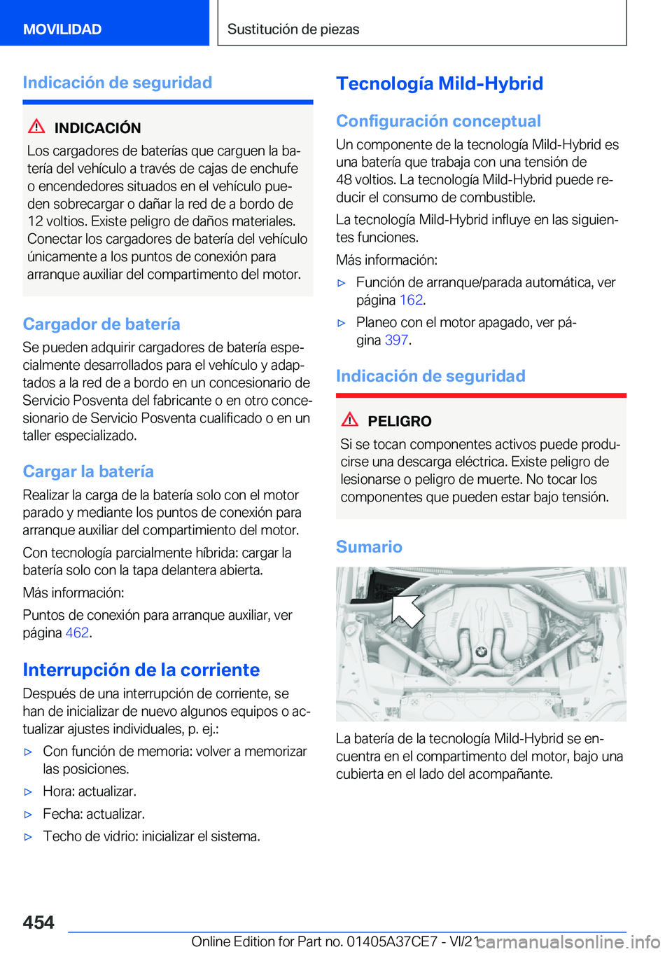 BMW X5 2022  Manuales de Empleo (in Spanish) �I�n�d�i�c�a�c�i�