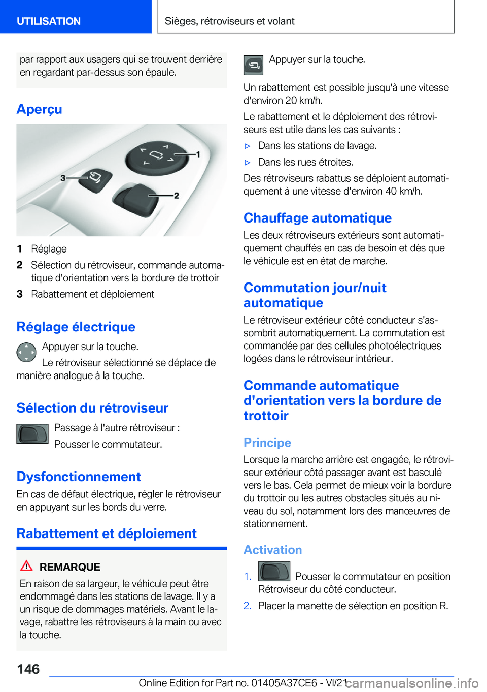BMW X5 2022  Notices Demploi (in French) �p�a�r��r�a�p�p�o�r�t��a�u�x��u�s�a�g�e�r�s��q�u�i��s�e��t�r�o�u�v�e�n�t��d�e�r�r�i�è�r�e�e�n��r�e�g�a�r�d�a�n�t��p�a�r�-�d�e�s�s�u�s��s�o�n��é�p�a�u�l�e�.
�A�p�e�r�ç�u�1�R�é�g�l�a�g�e�