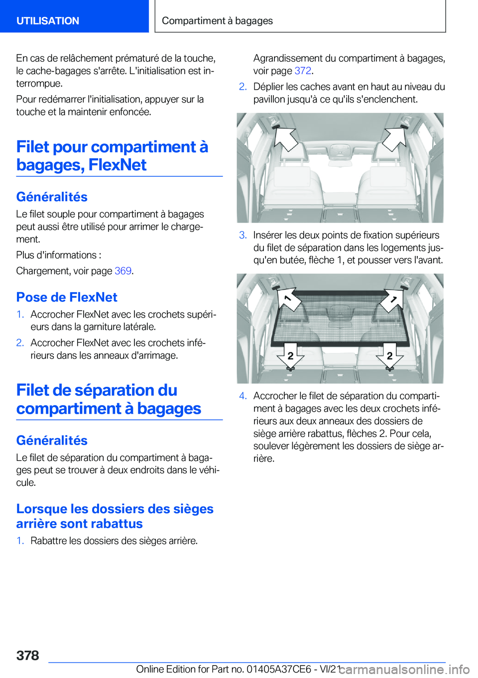 BMW X5 2022  Notices Demploi (in French) �E�n��c�a�s��d�e��r�e�l�