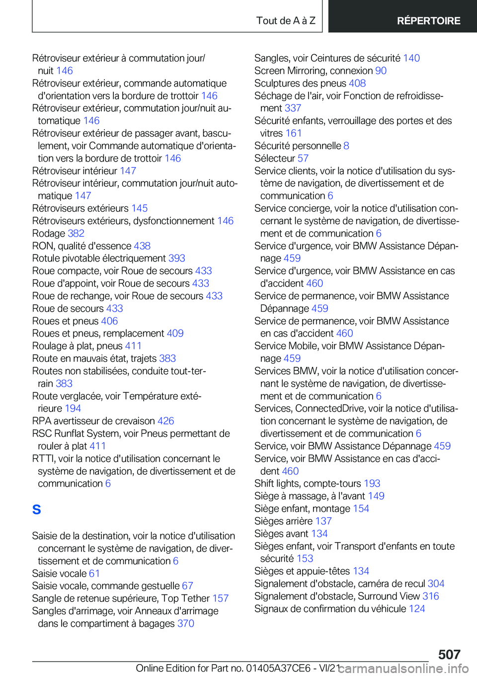 BMW X5 2022  Notices Demploi (in French) �R�é�t�r�o�v�i�s�e�u�r��e�x�t�é�r�i�e�u�r��