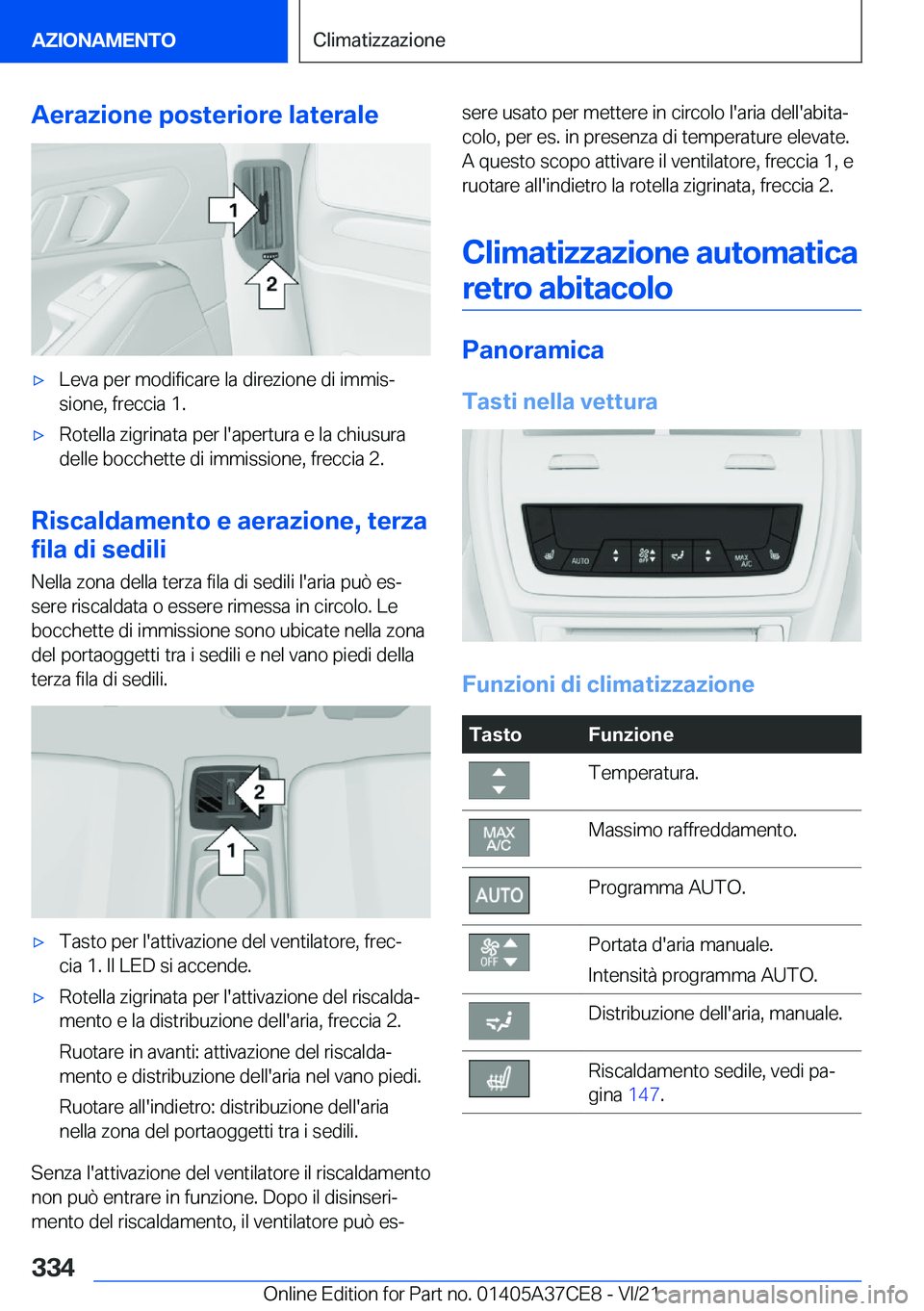 BMW X5 2022  Libretti Di Uso E manutenzione (in Italian) �A�e�r�a�z�i�o�n�e��p�o�s�t�e�r�i�o�r�e��l�a�t�e�r�a�l�e'x�L�e�v�a��p�e�r��m�o�d�i�f�i�c�a�r�e��l�a��d�i�r�e�z�i�o�n�e��d�i��i�m�m�i�sª�s�i�o�n�e�,��f�r�e�c�c�i�a��1�.'x�R�o�t�e�l�