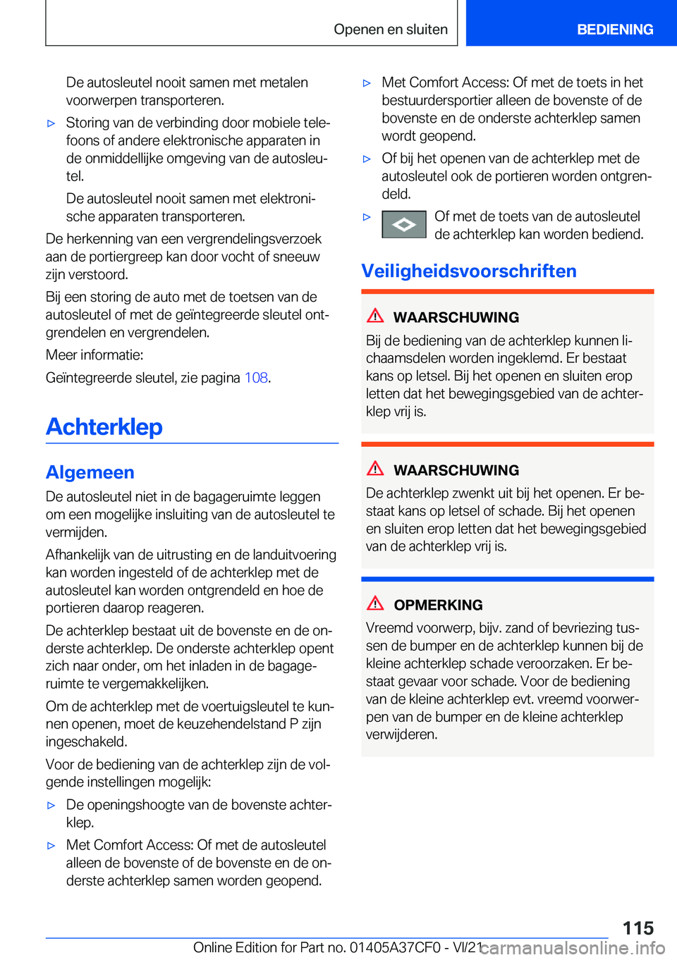 BMW X5 2022  Instructieboekjes (in Dutch) �D�e��a�u�t�o�s�l�e�u�t�e�l��n�o�o�i�t��s�a�m�e�n��m�e�t��m�e�t�a�l�e�n�v�o�o�r�w�e�r�p�e�n��t�r�a�n�s�p�o�r�t�e�r�e�n�.'x�S�t�o�r�i�n�g��v�a�n��d�e��v�e�r�b�i�n�d�i�n�g��d�o�o�r��m�o�b