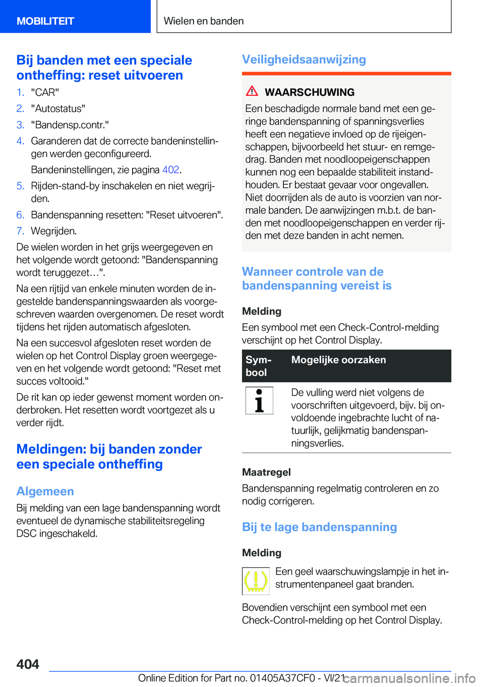 BMW X5 2022  Instructieboekjes (in Dutch) �B�i�j��b�a�n�d�e�n��m�e�t��e�e�n��s�p�e�c�i�a�l�e
�o�n�t�h�e�f�f�i�n�g�:��r�e�s�e�t��u�i�t�v�o�e�r�e�n�1�.��C�A�R��2�.��A�u�t�o�s�t�a�t�u�s��3�.��B�a�n�d�e�n�s�p�.�c�o�n�t�r�.��4�.�G�a�r�