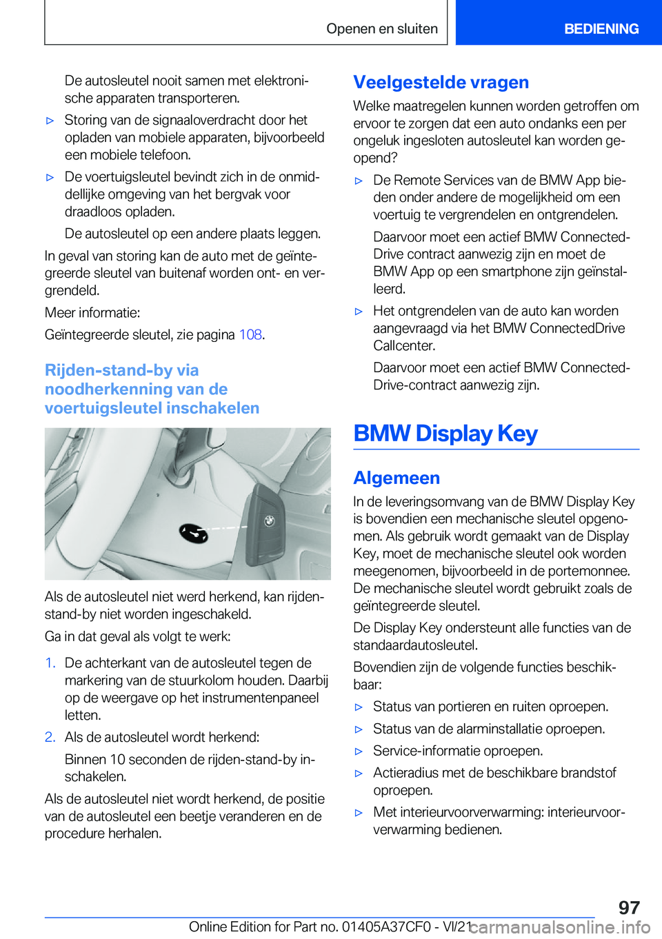 BMW X5 2022  Instructieboekjes (in Dutch) �D�e��a�u�t�o�s�l�e�u�t�e�l��n�o�o�i�t��s�a�m�e�n��m�e�t��e�l�e�k�t�r�o�n�ij
�s�c�h�e��a�p�p�a�r�a�t�e�n��t�r�a�n�s�p�o�r�t�e�r�e�n�.'x�S�t�o�r�i�n�g��v�a�n��d�e��s�i�g�n�a�a�l�o�v�e�r�