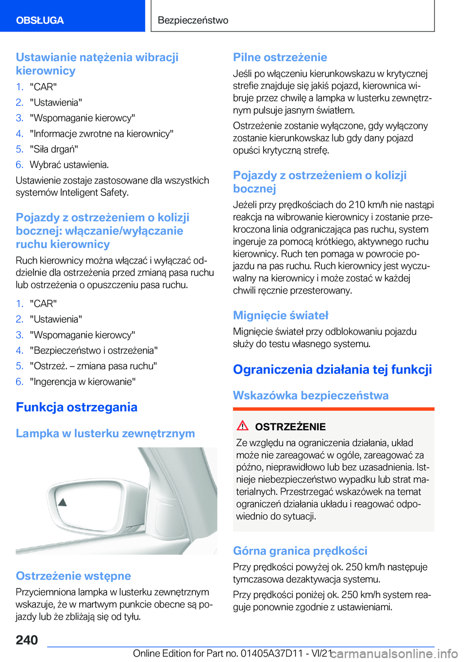 BMW X5 2022  Instrukcja obsługi (in Polish) �U�s�t�a�w�i�a�n�i�e��n�a�t�