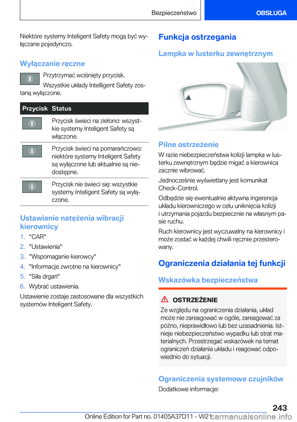 BMW X5 2022  Instrukcja obsługi (in Polish) �N�i�e�k�t�