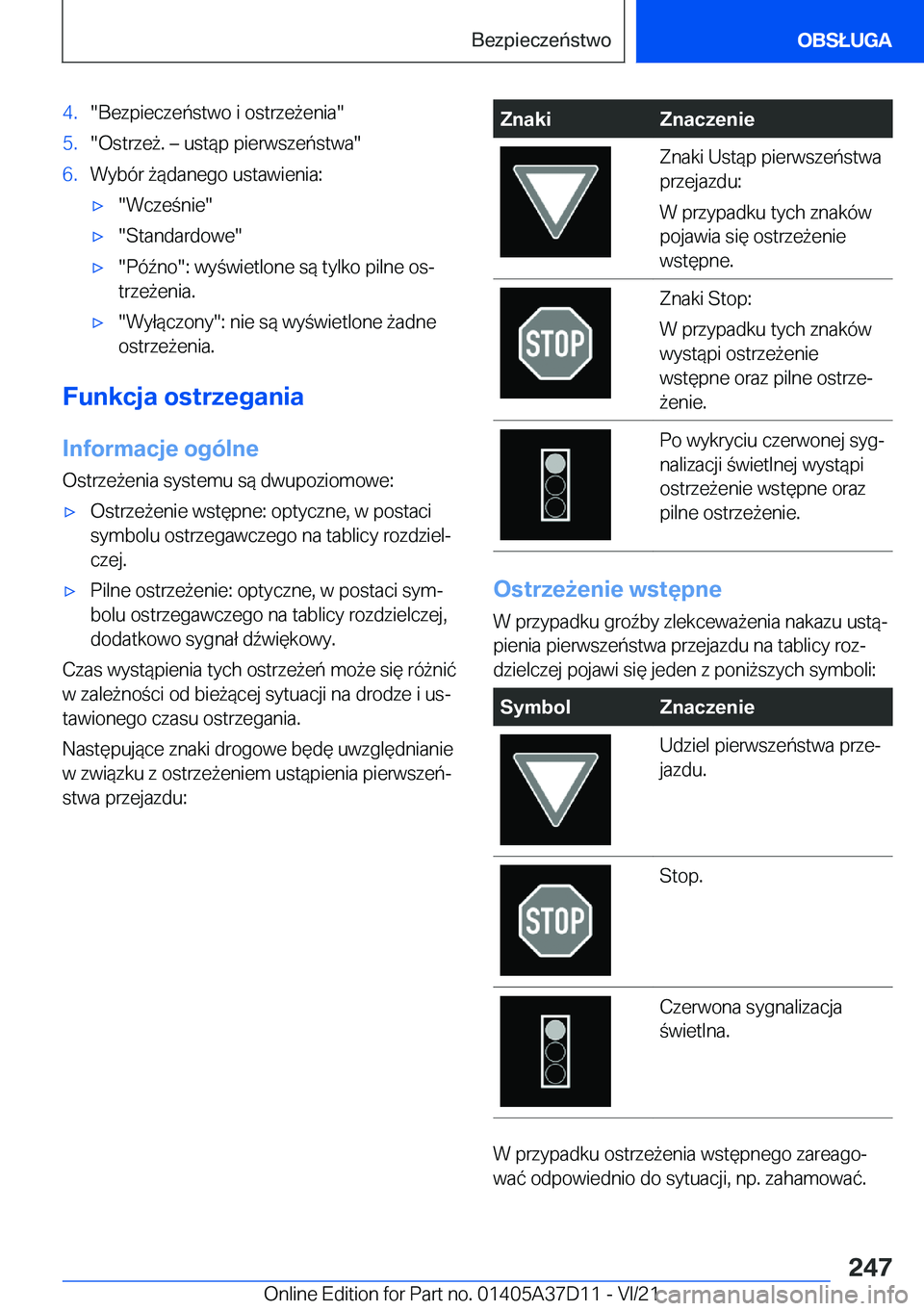BMW X5 2022  Instrukcja obsługi (in Polish) �4�.��B�e�z�p�i�e�c�z�e�