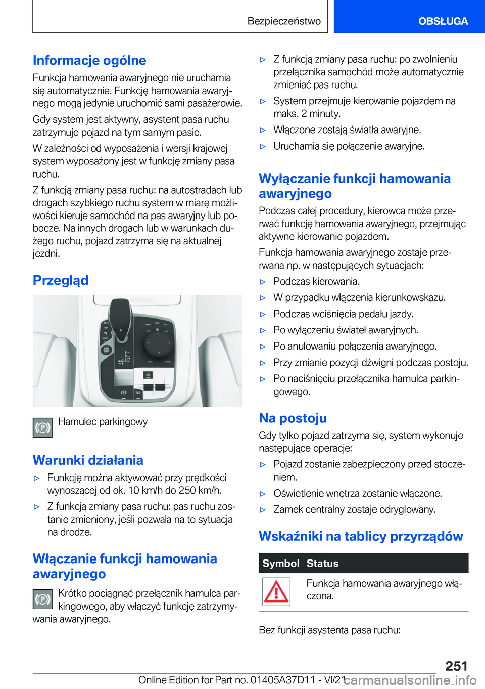 BMW X5 2022  Instrukcja obsługi (in Polish) �I�n�f�o�r�m�a�c�j�e��o�g�