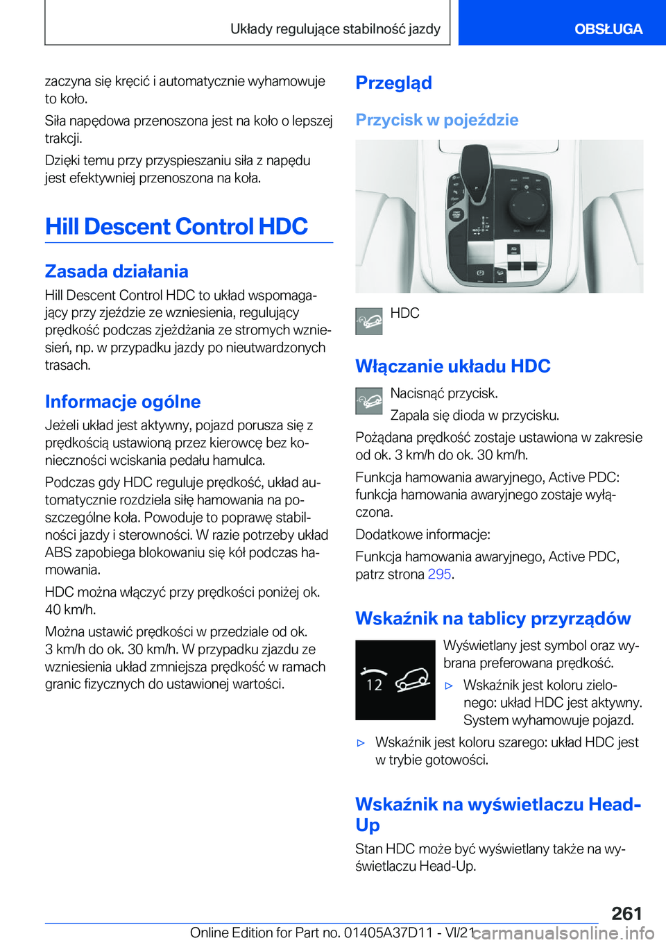 BMW X5 2022  Instrukcja obsługi (in Polish) �z�a�c�z�y�n�a��s�i�