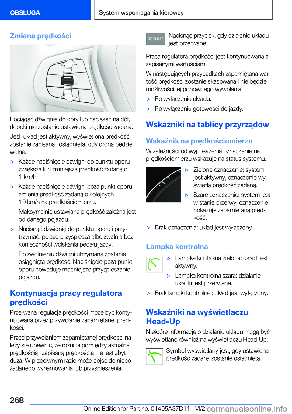 BMW X5 2022  Instrukcja obsługi (in Polish) �Z�m�i�a�n�a��p�r�