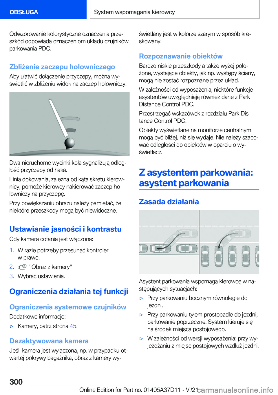 BMW X5 2022  Instrukcja obsługi (in Polish) �O�d�w�z�o�r�o�w�a�n�i�e��k�o�l�o�r�y�s�t�y�c�z�n�e��o�z�n�a�c�z�e�n�i�a��p�r�z�ej
�s�z�k�