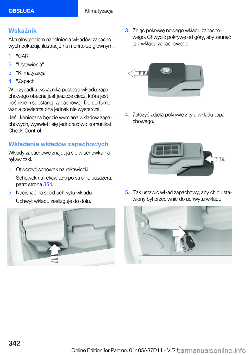 BMW X5 2022  Instrukcja obsługi (in Polish) �W�s�k�a7�n�i�k
�A�k�t�u�a�l�n�y��p�o�z�i�o�m��n�a�p�e�ł�n�i�e�n�i�a��w�k�ł�a�d�