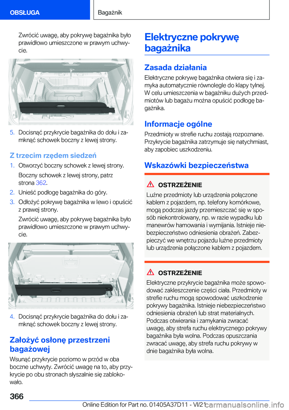 BMW X5 2022  Instrukcja obsługi (in Polish) �Z�w�r�