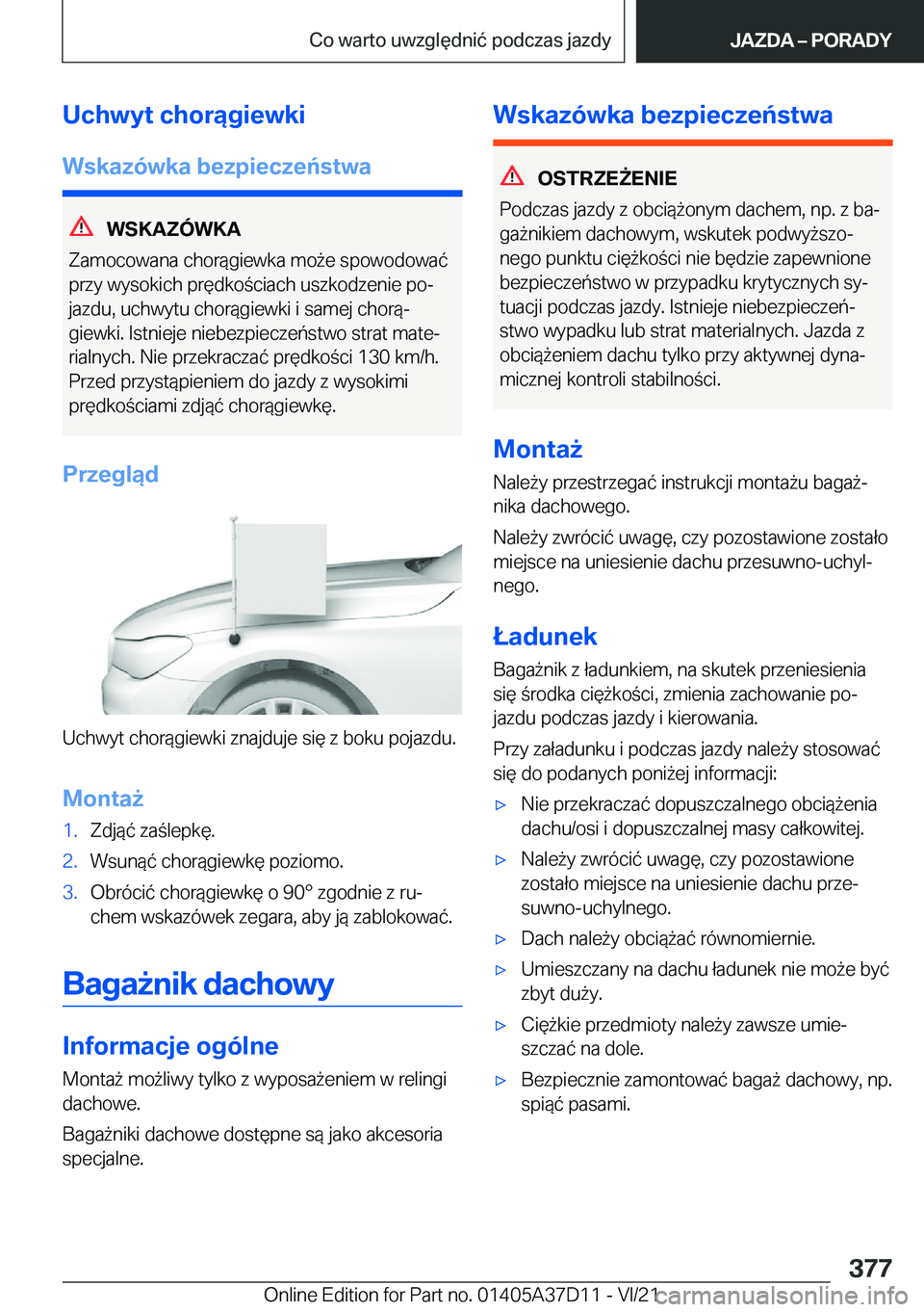 BMW X5 2022  Instrukcja obsługi (in Polish) �U�c�h�w�y�t��c�h�o�r�ą�g�i�e�w�k�i
�W�s�k�a�z�
