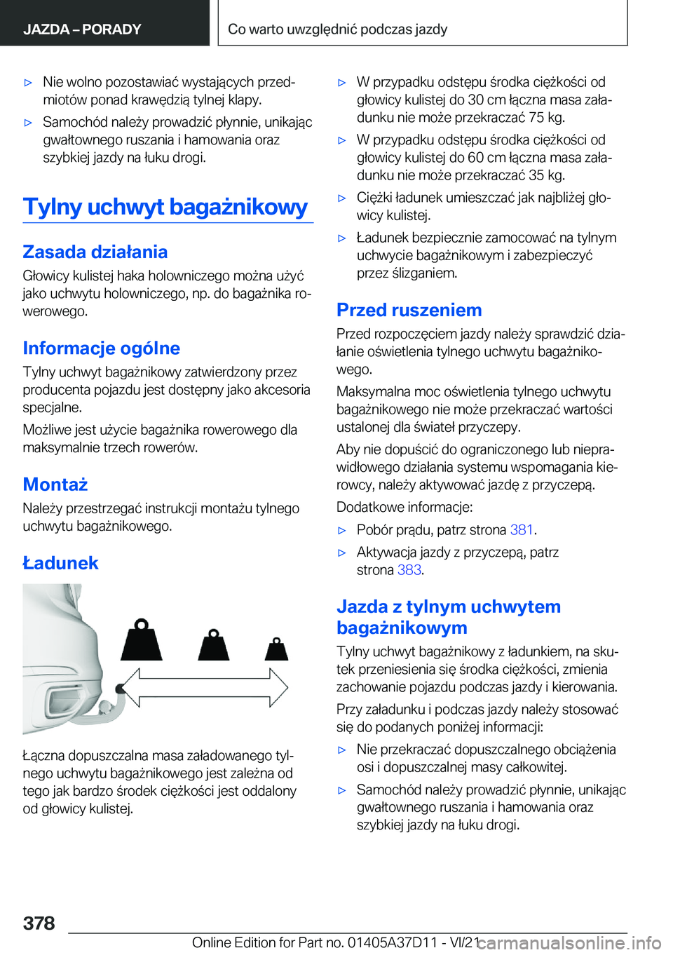 BMW X5 2022  Instrukcja obsługi (in Polish) 'x�N�i�e��w�o�l�n�o��p�o�z�o�s�t�a�w�i�a�